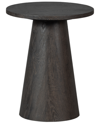 Woood Mann Sofabord  Rund Mørkebrun Mdf Med 3d-papirfinish  ø40