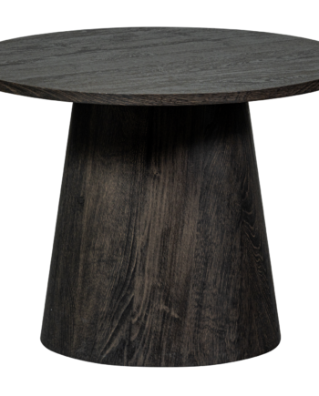 Woood Mann Sofabord  Rund Mørkebrun Mdf Med 3d-papirfinish  ø60