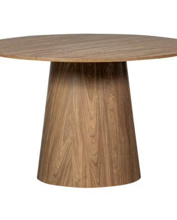 Woood Mann Spisebord  Rund Valnød Mdf Med 3d-papirfinish  ø120