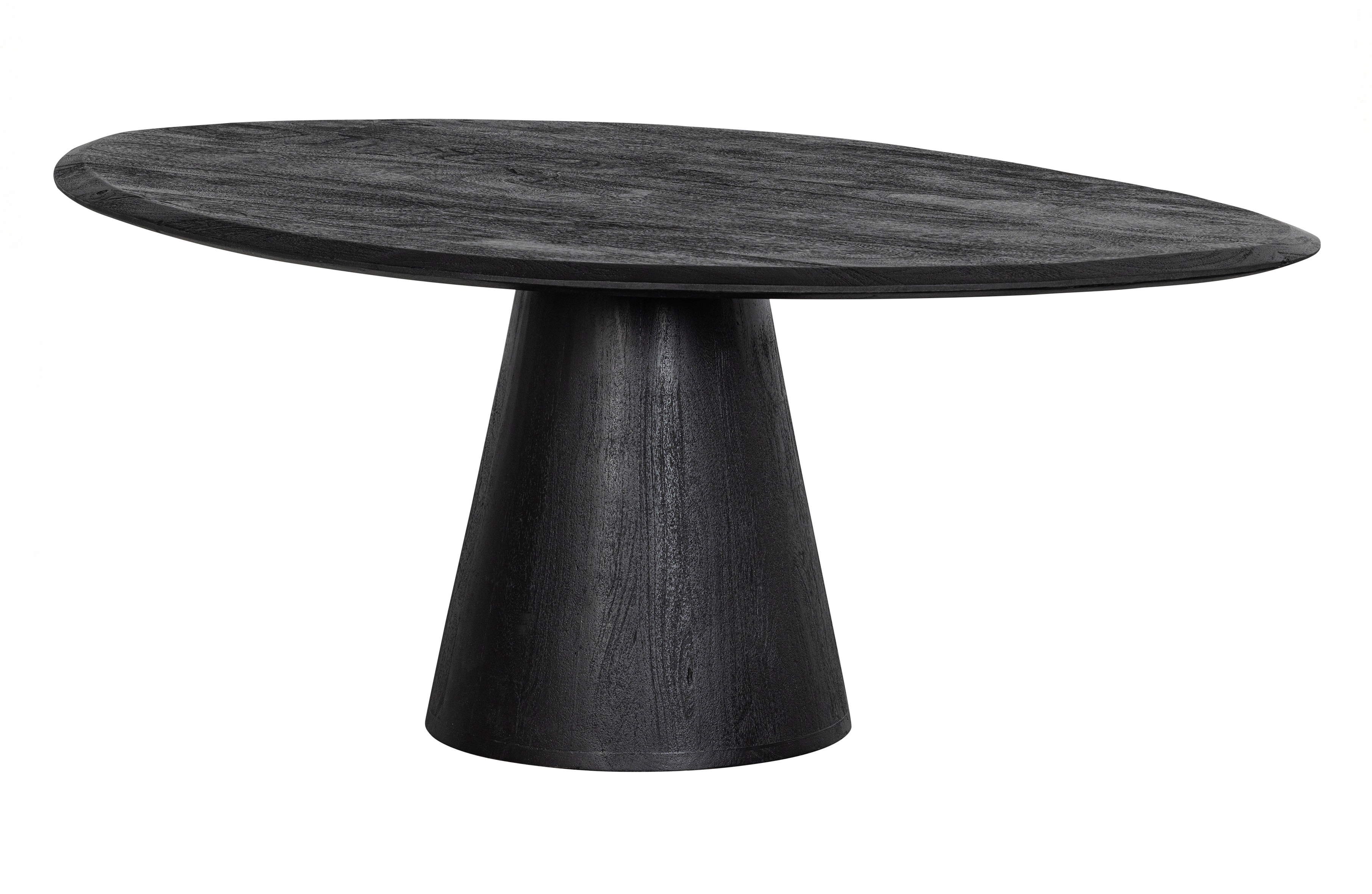 Woood Posture Sofabord  Organisk Sort Mangotræ  ø120