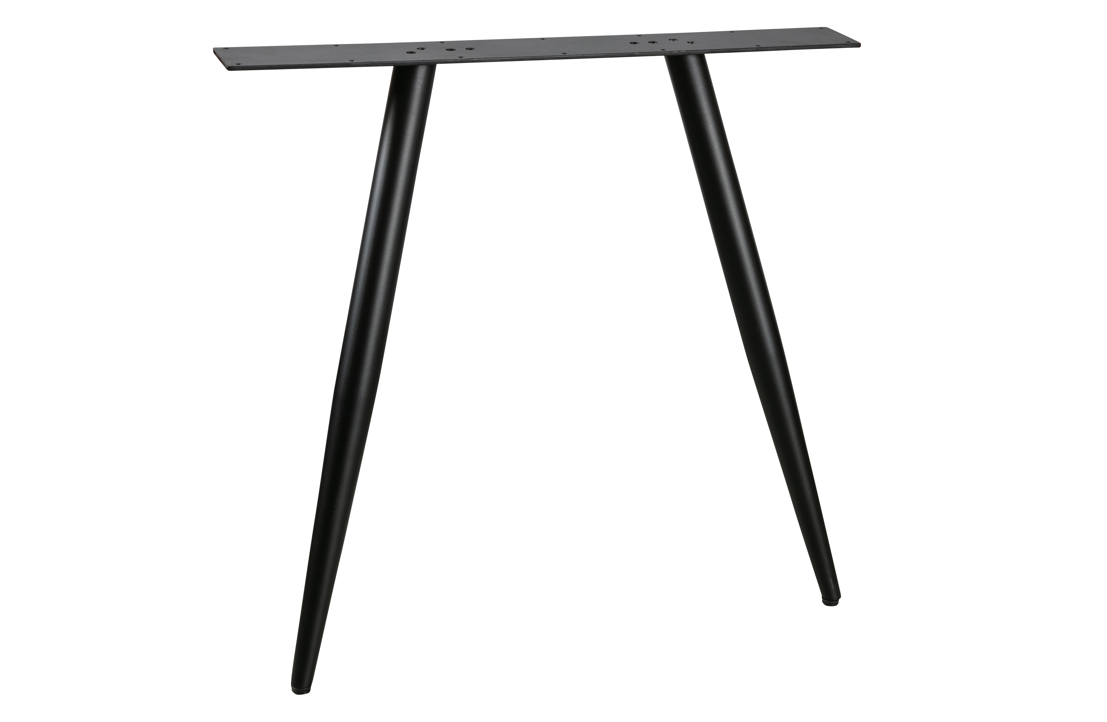 Woood Tablo  -positions Konisk Bordben Til Spisebord Matsort Metal