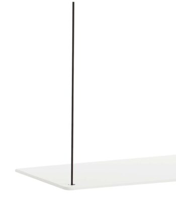 Woud Stedge Tilføjelseshylde Hvid Egetræ Og Metal  60 Cm