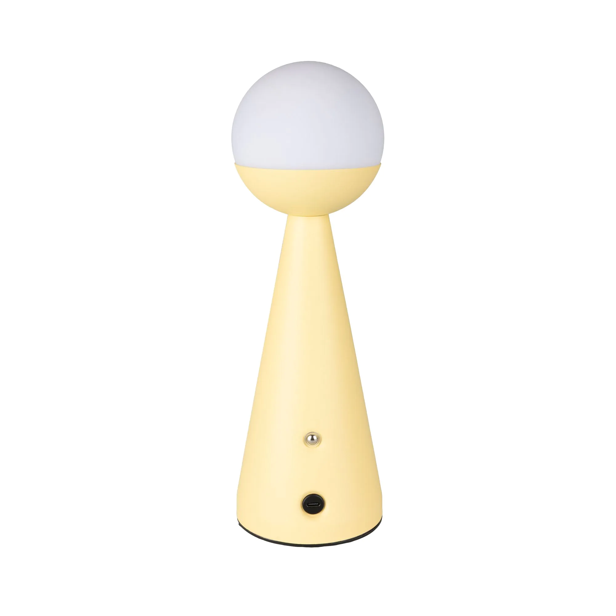 Zuiver Bello Bordlampe  Dæmpbar Og Genopladelig Citron Gul Stål