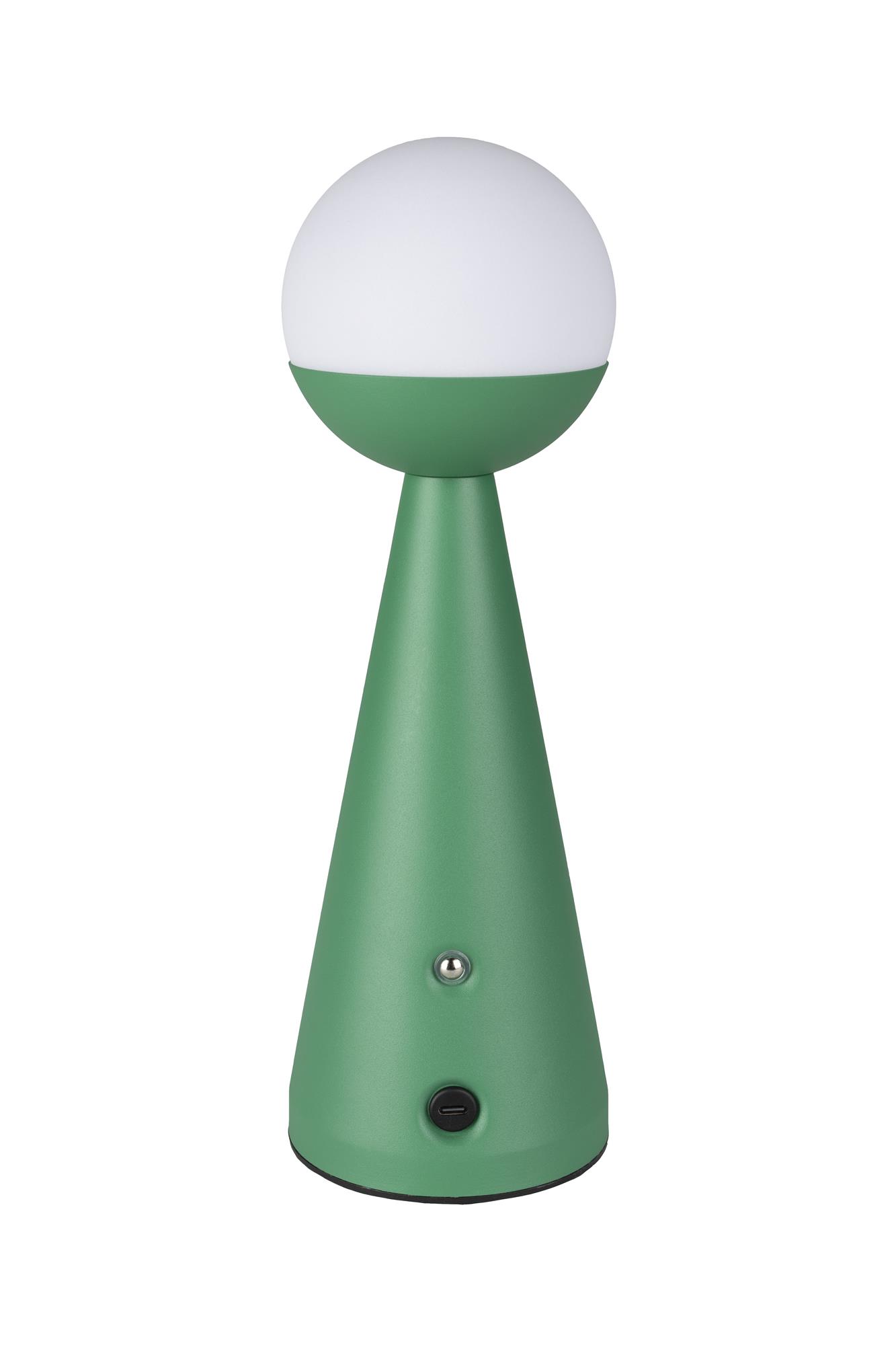 Zuiver Bello Bordlampe  Dæmpbar Og Genopladelig Grøn Stål