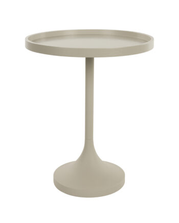 Zuiver Jason Sidebord  Rund Beige Mdf Og Stål  ø46