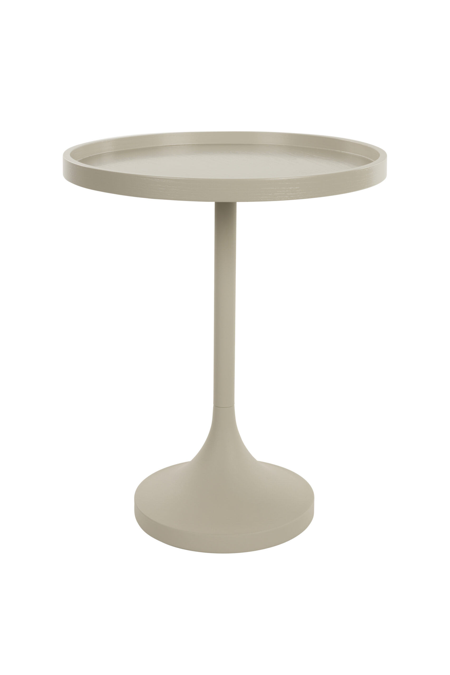 Zuiver Jason Sidebord Rund Beige Mdf Og Stål ø46