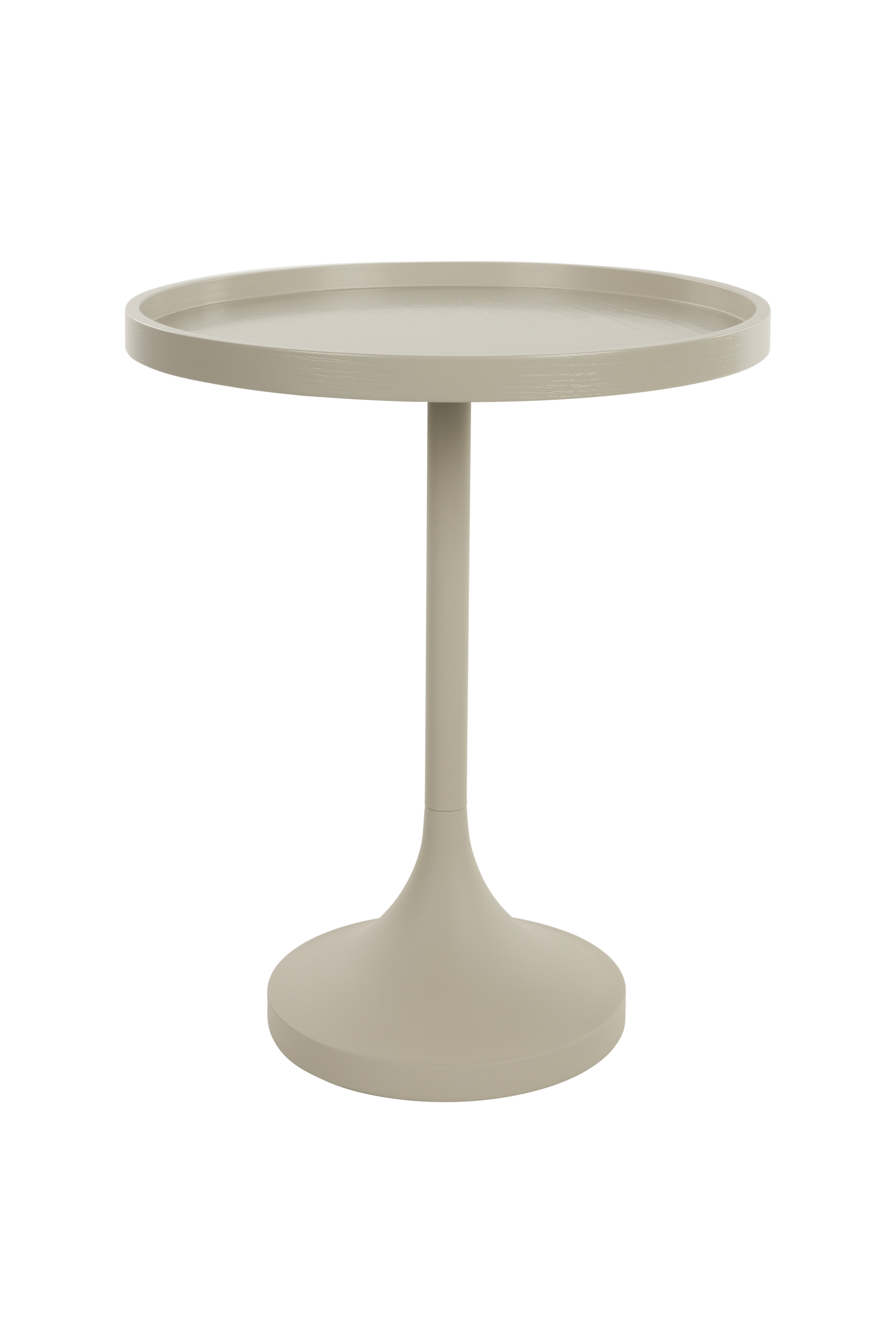 Zuiver Jason Sidebord  Rund Beige Mdf Og Stål  ø46