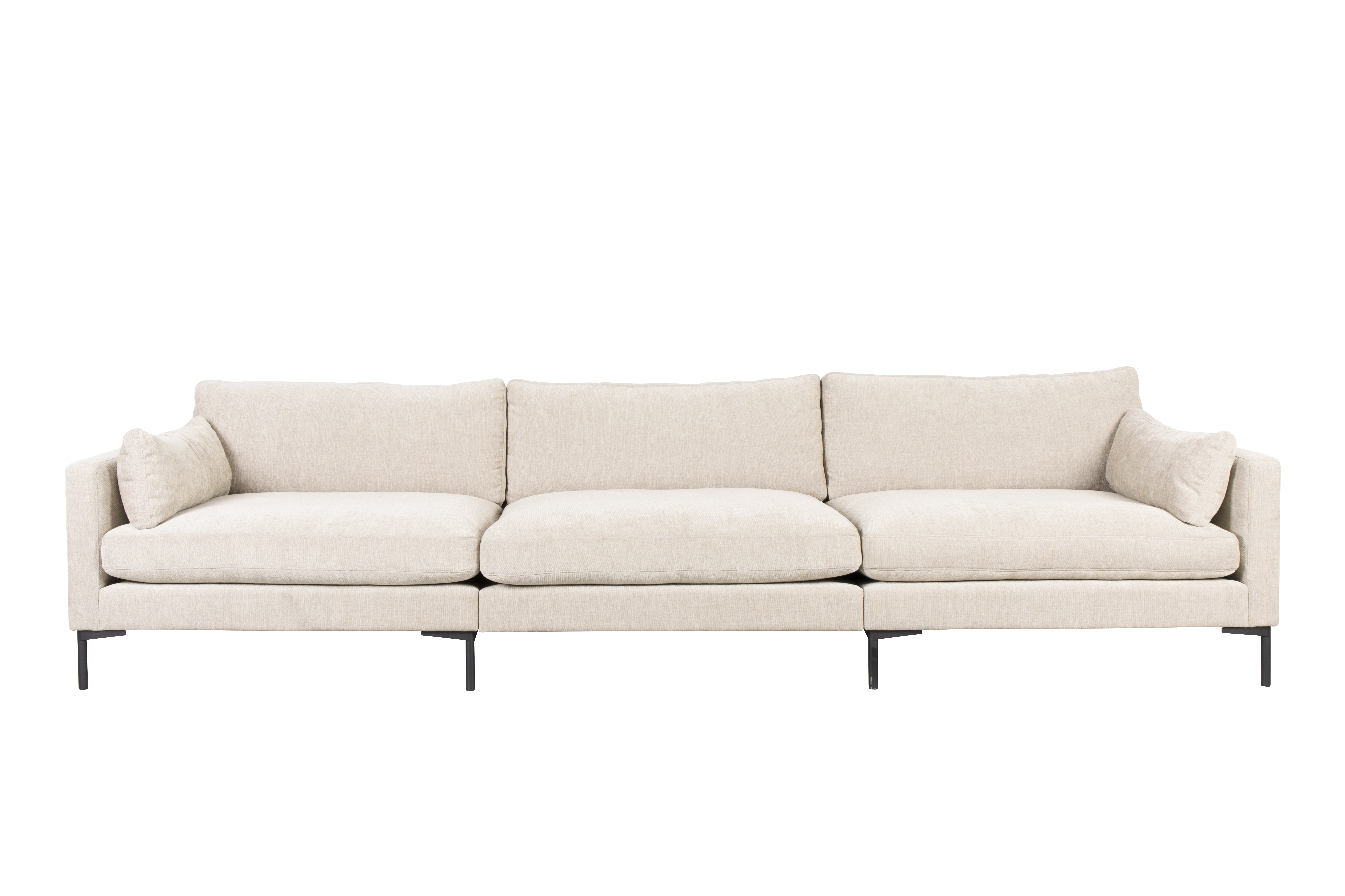 Zuiver Sommer    -personers Sofa Creme Polyester Og Stål