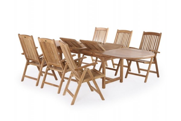 Alma Madrid Teak Havemøbelsæt