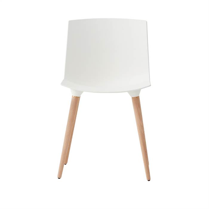 Andersen Furniture Tac Spisebordsstol Plast Hvid Hvidpigmenteret Mat Lak Eg Hvidpigmenteret Mat Lak : Erling Christensen Møbler