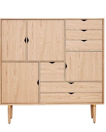 Andersen Furniture Unique Highboard   Hvid Eg Lak  : Erling Christensen Møbler
