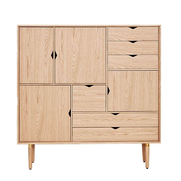 Andersen Furniture Unique Highboard   Hvid Eg Lak  : Erling Christensen Møbler