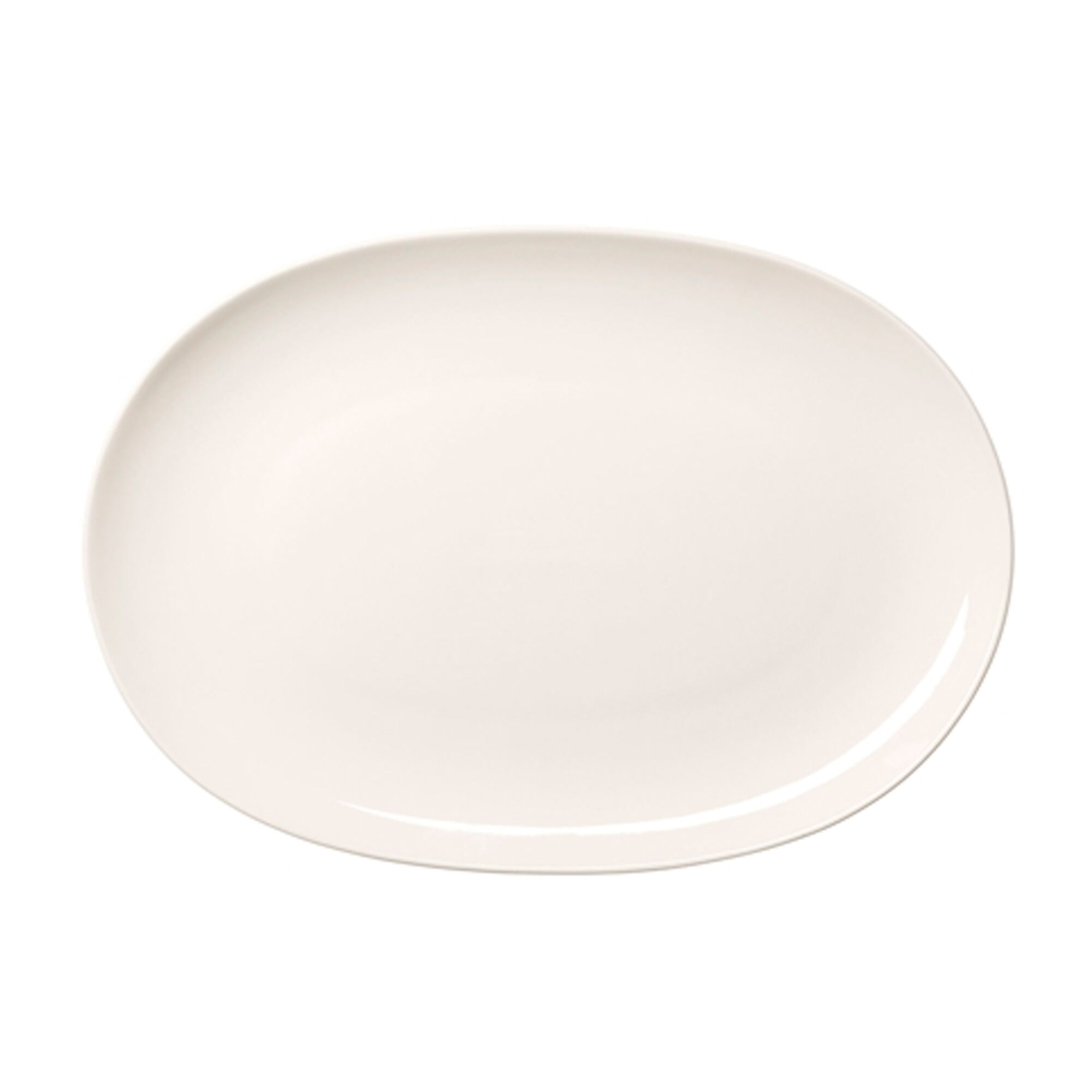Arabia 24h Ovalt Serveringsfad 22      32 Cm  Hvid