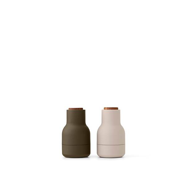 Audo Copenhagen Bottle Grinder Small     Pcs Hunting Green  Beige   Walnut  : Erling Christensen Møbler
