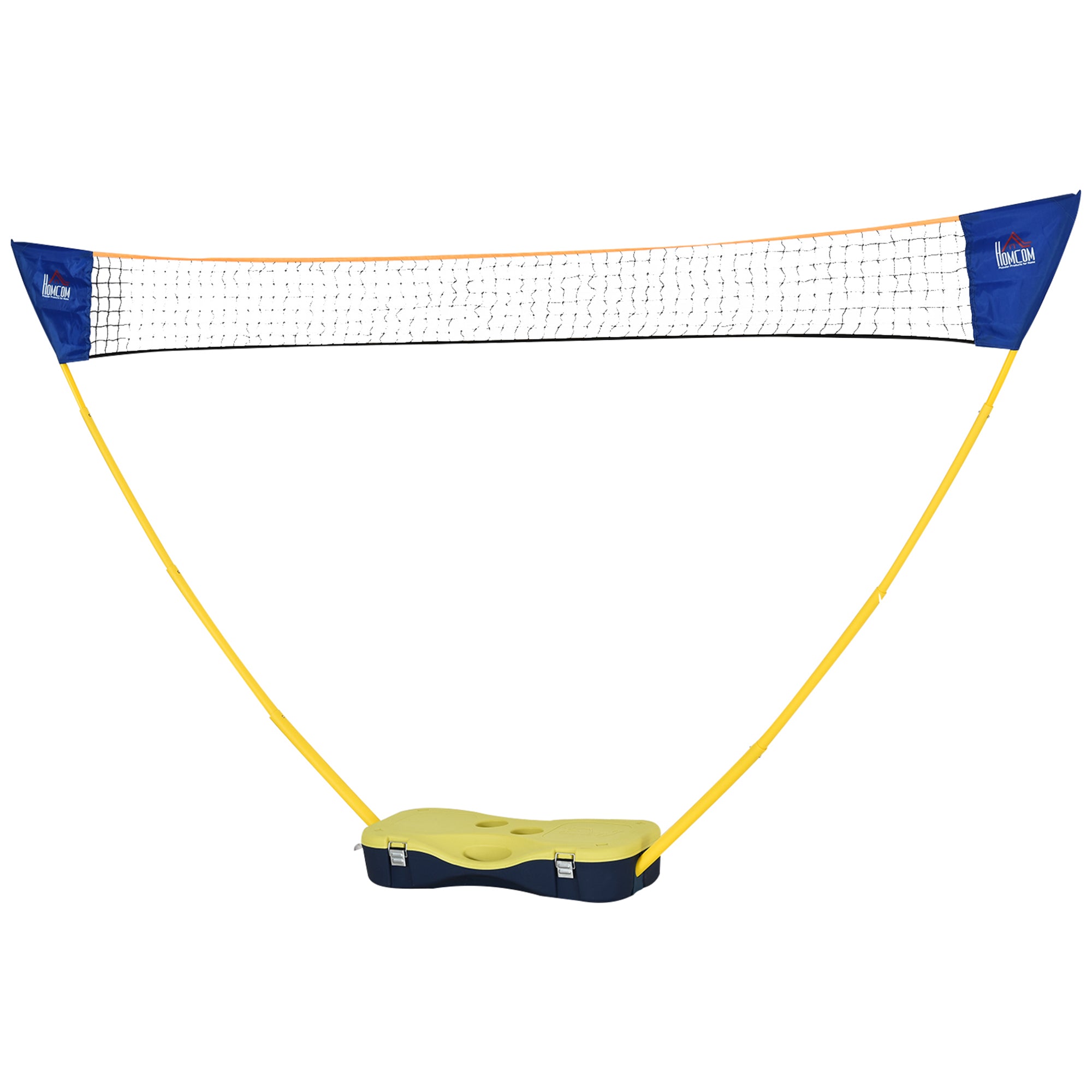 Badmintonnet Med Stativ  Badmintonnetstativ  Bærbart Netstativ  Badmintonnet Med   Badmintonketchere  Udendørssport  Gul Blå  286   33   157 Cm