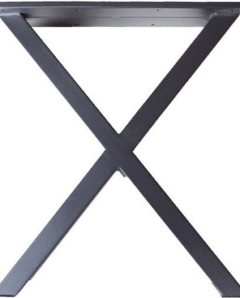 Bænkeben House Of Sander Xs Krydsstel Sort Stål L36xb6xh42 Cm