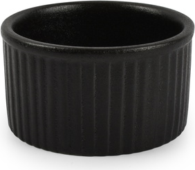 Bagetfad Bonbistro Ardo ø8 Cm Sort Stentøj Ovnfast Ramekin Mikrobølge- Og Opvaskemaskinesikker