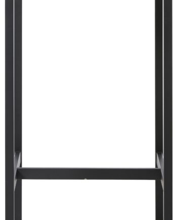 Barbord Nordique Design Cesura  Mdf Bordplade Og Metalben  Natur Sort  H105ã 60ã 60 Cm