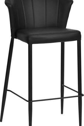 Barstol House Of Sander Thor Barkrakkestol   Sort Pu Med 73 Cm Siddehøjde