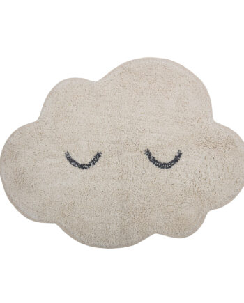 Bloomingville Mini Griffin Tæppe  Natur  Bomuld  : 82cm   : 57cm