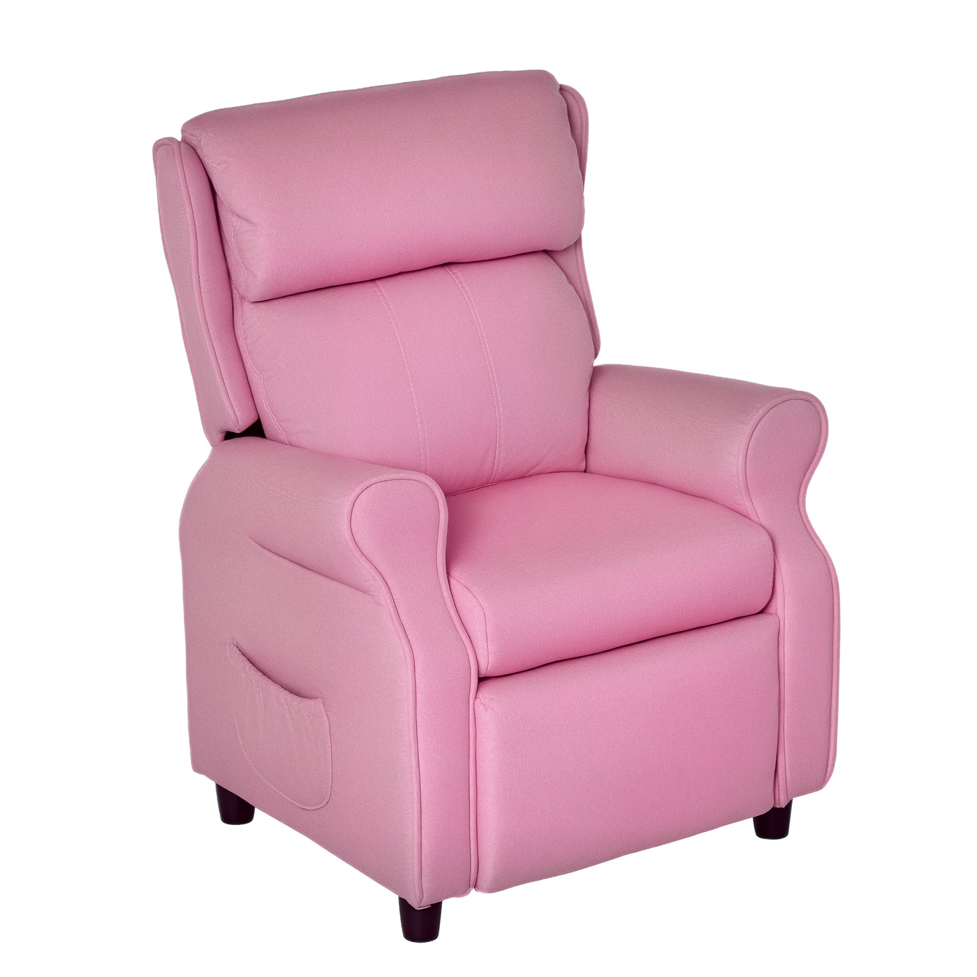 Børnesofa Børnesofa Børnestol Lænestol Justerbar Med Fodstøtte Til  -  år Drenge Og Piger Pink 58   53   70 Cm