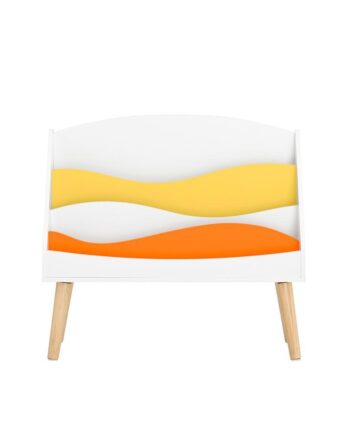 Bogreol Til Børneværelset  28x64x70 Cm  Flerfarvet