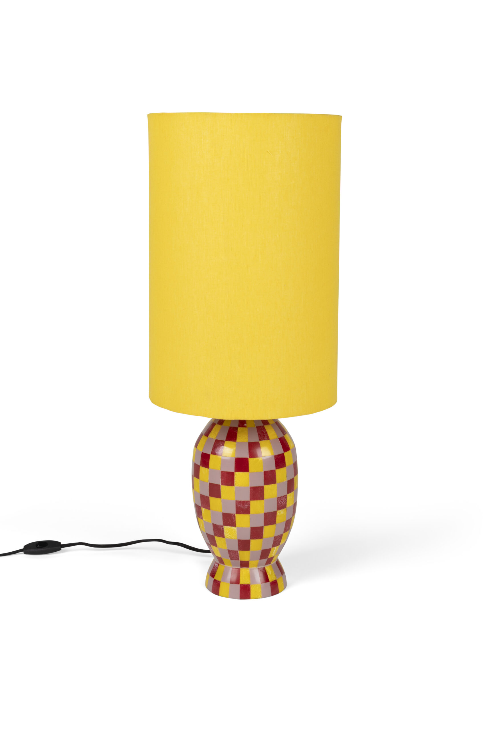 Bold Monkey Don 39 Be Afraid Of Colour Bordlampe Gul Og Multifarvet Jern