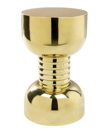 Bold Monkey Gonna Make You Seat Sidebord  Rund Guld Jern  ø29
