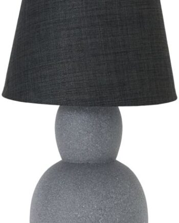 Bordlampe House Doctor Orga   Grå Cement Og Hør ø27   H67 Cm
