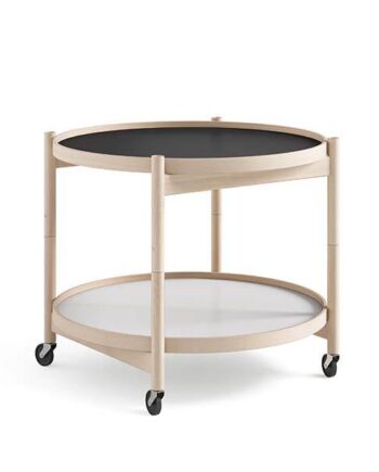 Brdr  Krüger Bølling Bakkebord 60 Cm  Bøg Ubehandlet  Bakke  : Base   Bakke  : Earth  : Erling Christensen Møbler