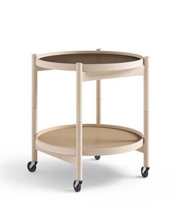 Brdr  Krüger Bølling Bakkebord 50 Cm  Bøg Ubehandlet Bakke  : Earth   Bakke  : Base  : Erling Christensen Møbler