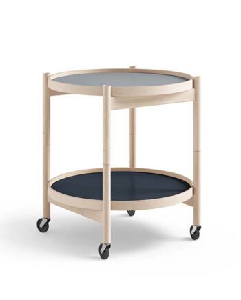 Brdr  Krüger Bølling Bakkebord 50 Cm  Bøg Ubehandlet Bakke  : Water   Bakke  : Base  : Erling Christensen Møbler