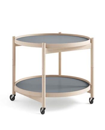 Brdr  Krüger Bølling Bakkebord 60 Cm  Bøg Ubehandlet  Bakke  : Water   Bakke  : Water  : Erling Christensen Møbler
