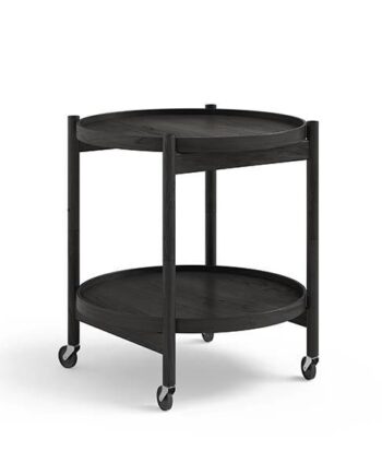 Brdr  Krüger Bølling Bakkebord 50 Cm  Sortlakeret Eg  : Erling Christensen Møbler