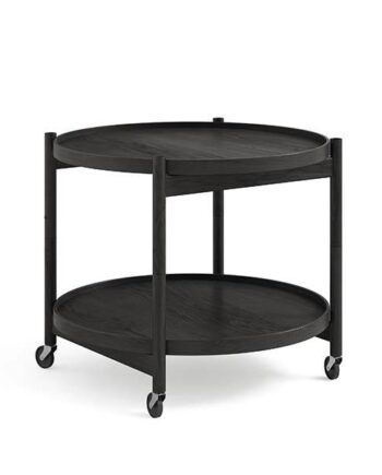Brdr  Krüger Bølling Bakkebord 60 Cm  Sortlakeret Eg  : Erling Christensen Møbler