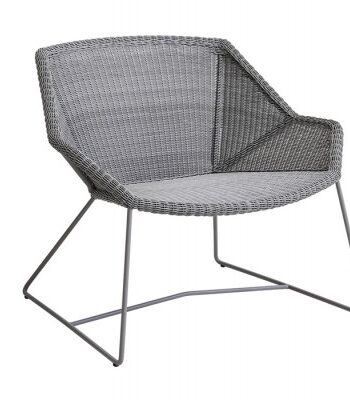 Cane-line Breeze Loungestol Light Grey