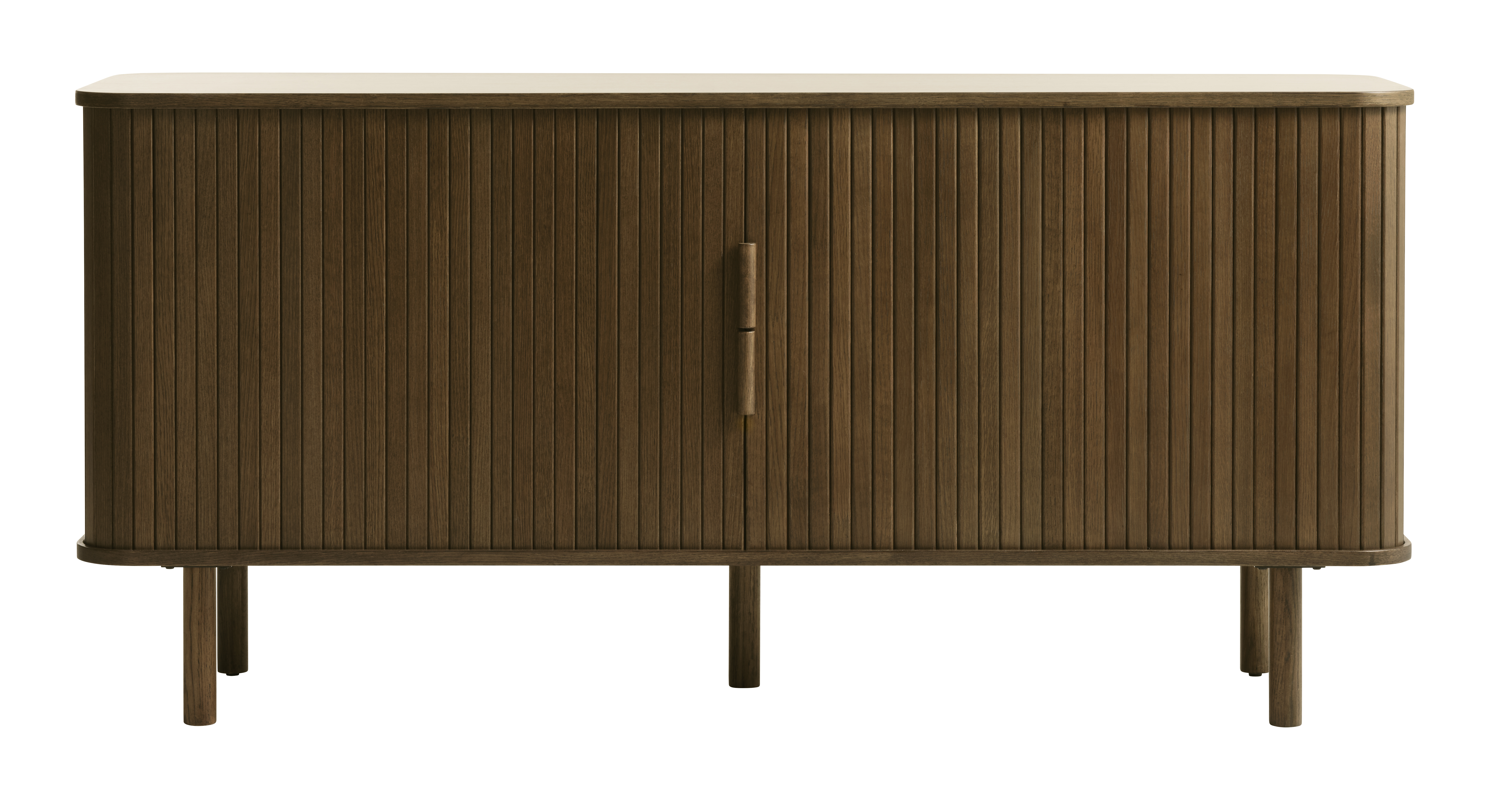 Cavo Skænk       Skydelåger Og   Hylder Røgfarvet Egetræ  160x45