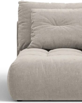 Chaiselong Micadoni Bloom Højrevendt   Modulsofa  Lys Grå Tekstureret Wind 84  H97ã B112ã D152 Cm