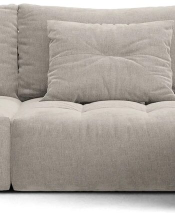 Chaiselongsofa Hjørnesofa Micadoni Bloom Højrevendt  Lys Grå Wind 84 Tekstureret Stof  Plads Til    H97xb327xd152 Cm