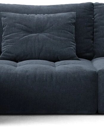Chaiselongsofa Hjørnesofa Micadoni Bloom Venstrevendt Marineblå Wind 77 Tekstureret Stof  Plads Til   B327ã D152ã H97 Cm