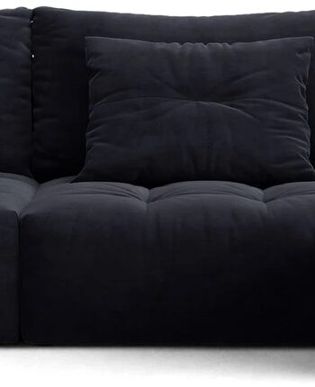 Chaiselongsofa Micadoni Bloom Højrevendt Pastelblå Velour B327ã D152ã H97 Cm Til   Personer