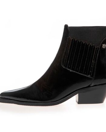 Copenhagen Shoes  The Walking Boot Patent Black  : Erling Christensen Møbler