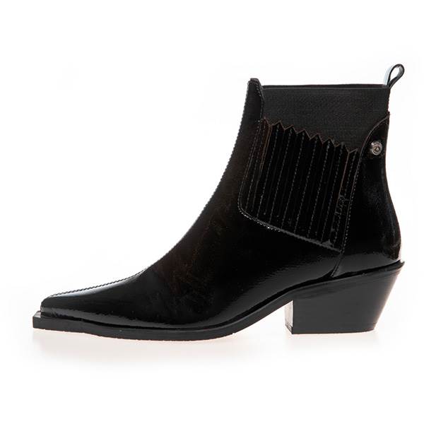 Copenhagen Shoes The Walking Boot Patent Black : Erling Christensen Møbler