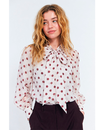 Crä   Cras Ethelcras Shirt Grape Dot : Erling Christensen Møbler  : Erling Christensen Møbler