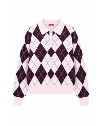 Crä   Cras Lovemycras Pullover Pink Grape Check : Erling Christensen Møbler  : Erling Christensen Møbler