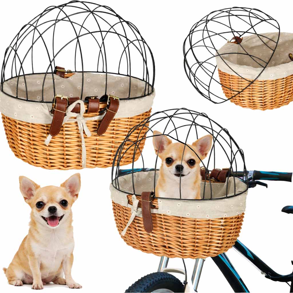 Cykelkurv   Rattan Med Metalramme