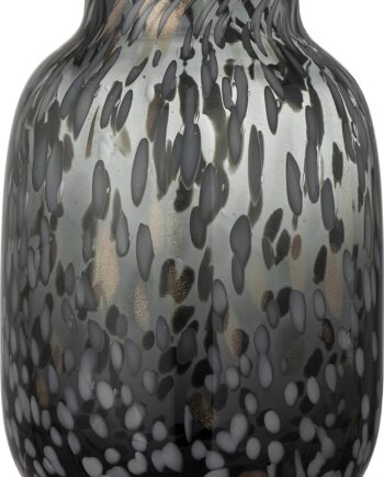 Dekorationsvase Bloomingville Gwan Grå Glas ø18ã H27   Cm