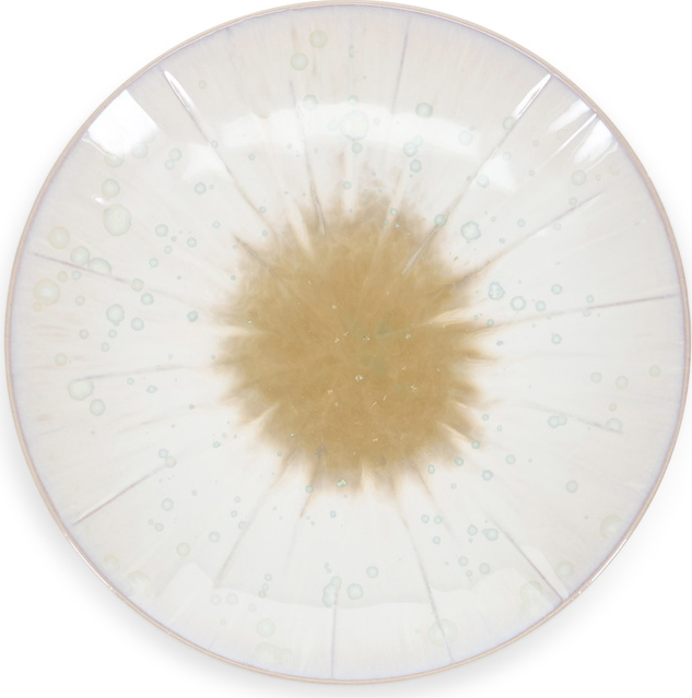 Desserttallerken Collection Eclipse ø18 Cm Stentøj Beige Reaktiv Glasur Tåler Opvaskemaskine Og Mikrobølgeovn
