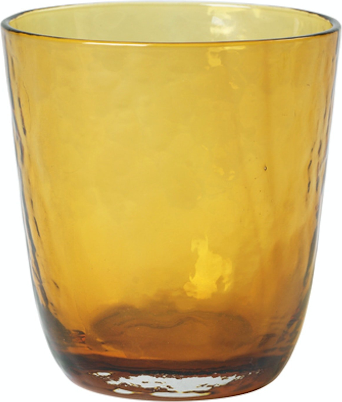 Drikkeglas Broste Copenhagen Hammered Orange Glas ø9     H9   Cm 33   Cl