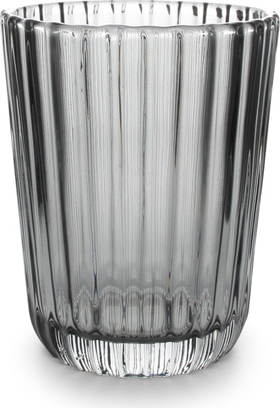 Drikkeglas Salt   Pepper Blossom Sæt   Røgfarvet  26 Cl  Struktureret Glas  Gaveæske